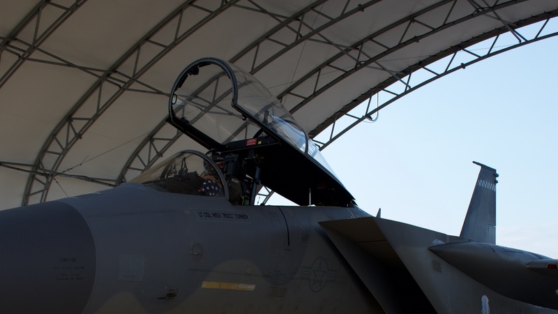 85 TES F-15C fires first IRST-cued AMRAAM