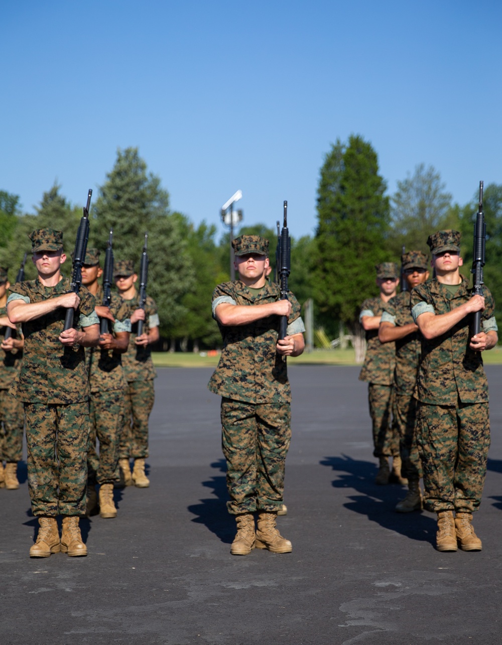 OCS Alpha Company Close Order Drill