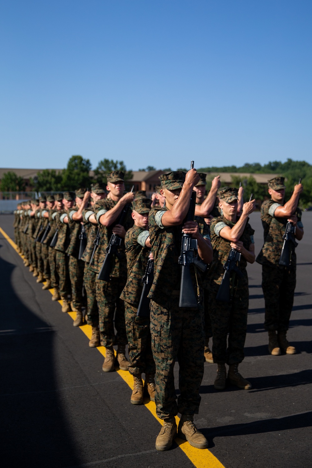 OCS Alpha Company Close Order Drill