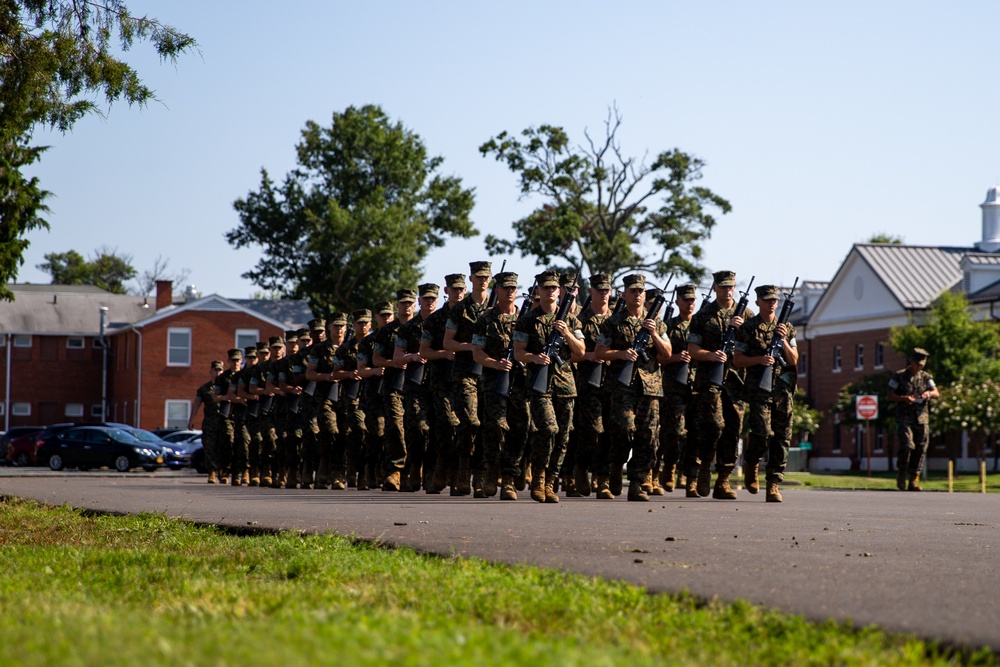 OCS Alpha Company Close Order Drill