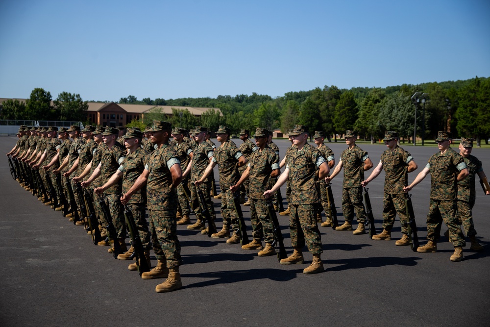 OCS Alpha Company Close Order Drill