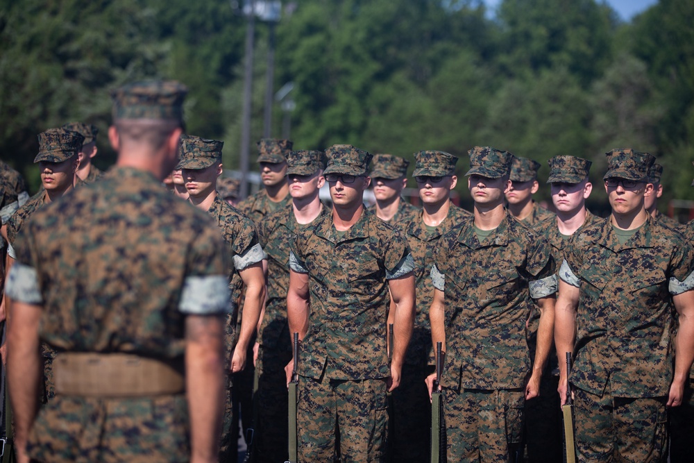 OCS Alpha Company Close Order Drill