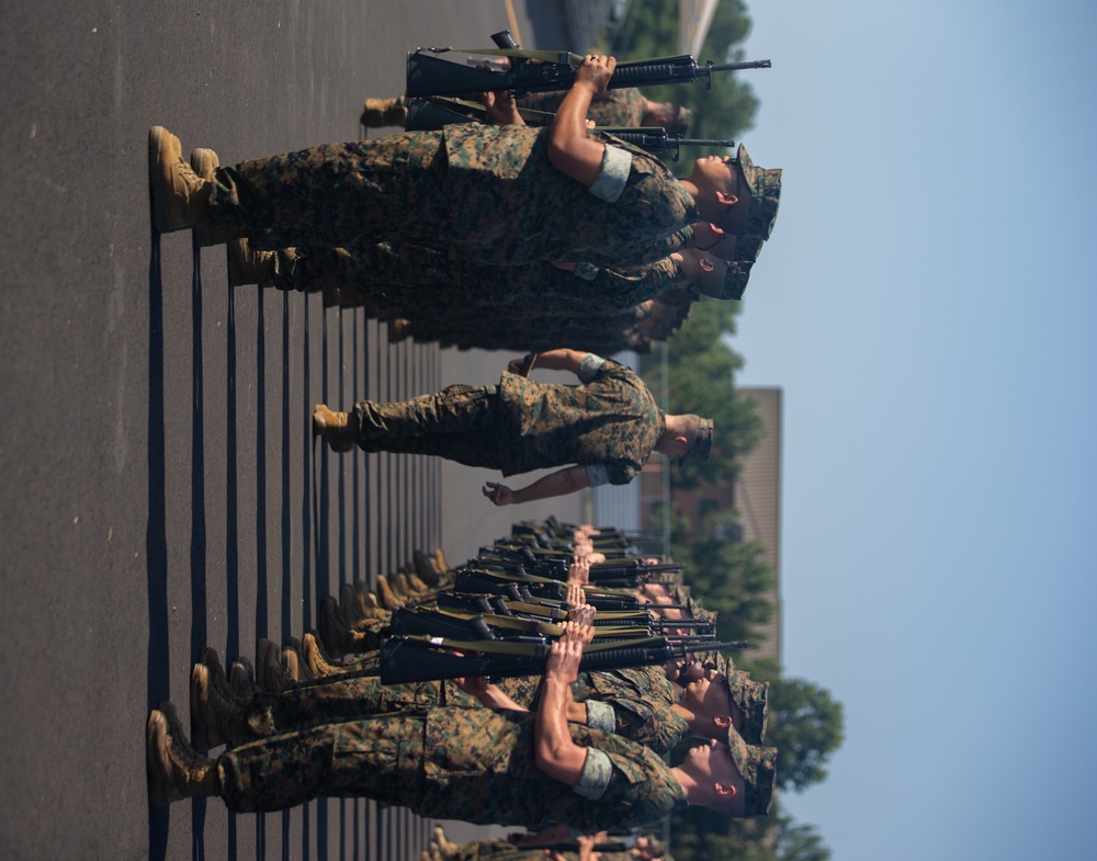 OCS Alpha Company Close Order Drill