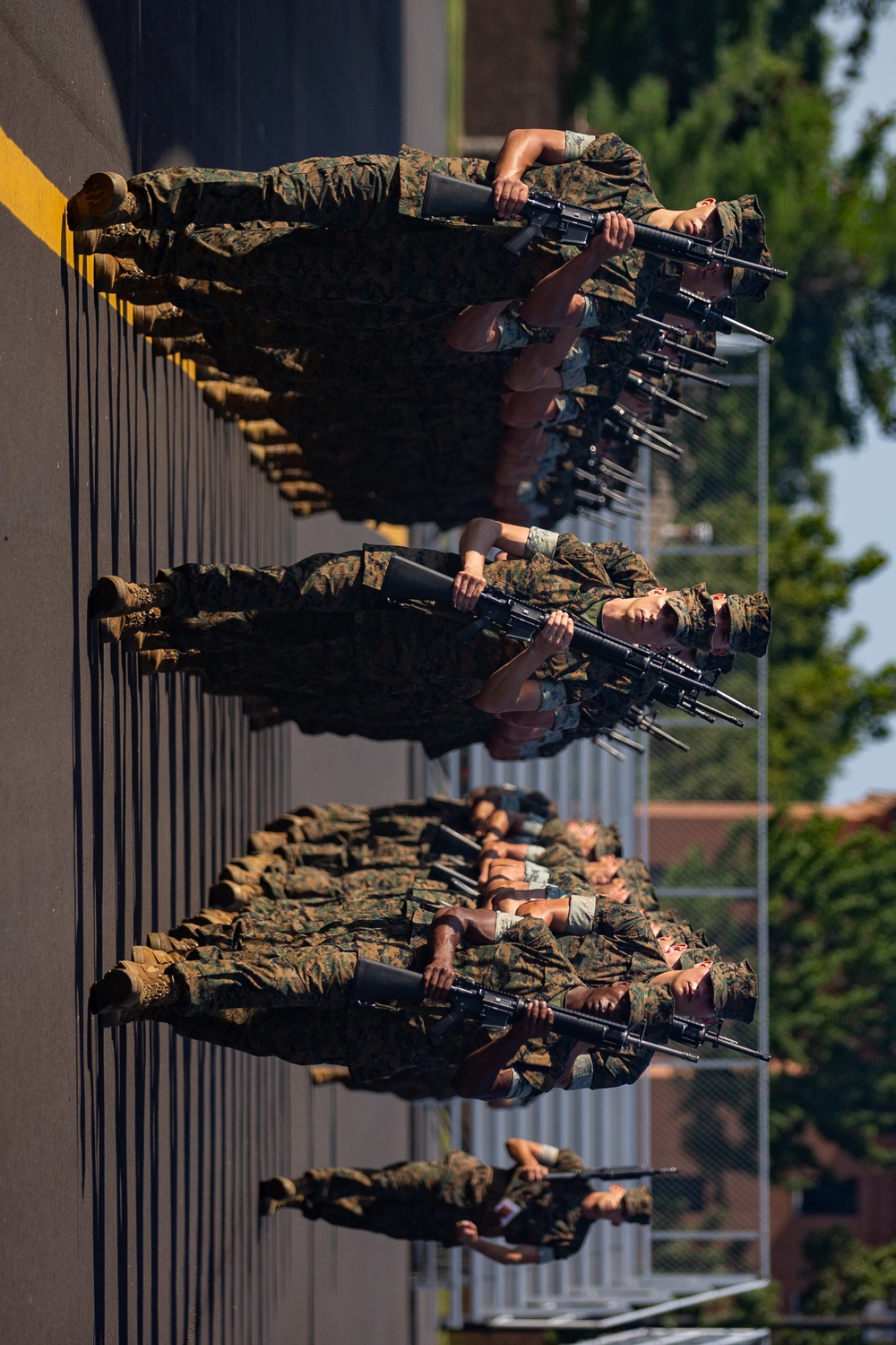 OCS Alpha Company Close Order Drill