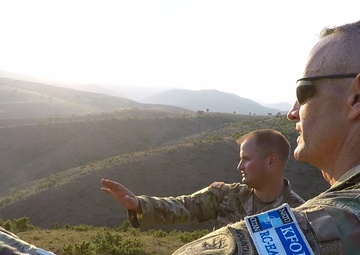 KFOR RC-E in Kosovo Assists Wildfire Suppression Near Leposavic