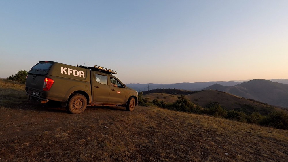 KFOR RC-E in Kosovo Assists Wildfire Suppression Near Leposavic