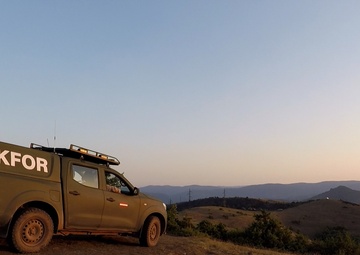 KFOR RC-E in Kosovo Assists Wildfire Suppression Near Leposavic