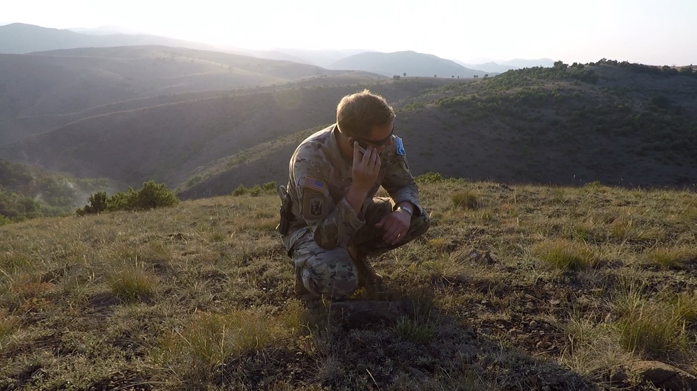 KFOR RC-E in Kosovo Assists Wildfire Suppression Near Leposavic