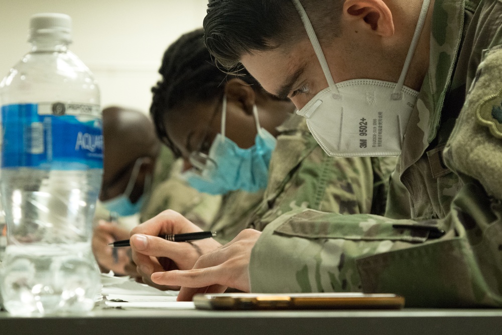 Connecticut Army National Guard Soldiers Participate in ASVAB Improvement Class