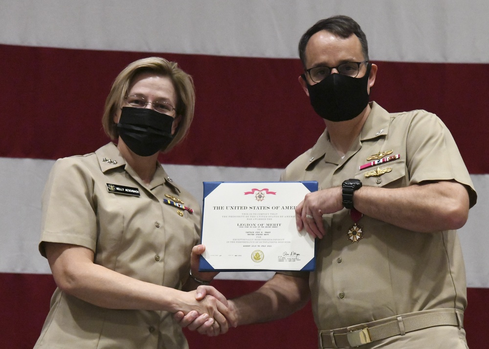 Naval Network Warfare Command recently held Change of Command