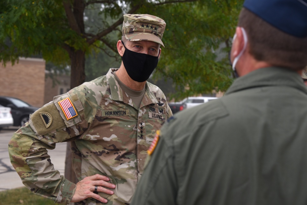 National Guard Bureau Chief visits 185th Air Refueling Wing