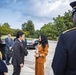 State Minister of Defense of Japan Nakayama Yasuhide Participates in a Public Wreath-Laying Ceremony at the Tomb of the Unknown Soldier