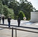State Minister of Defense of Japan Nakayama Yasuhide Participates in a Public Wreath-Laying Ceremony at the Tomb of the Unknown Soldier