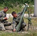 Bulgarian team measures mortar tube