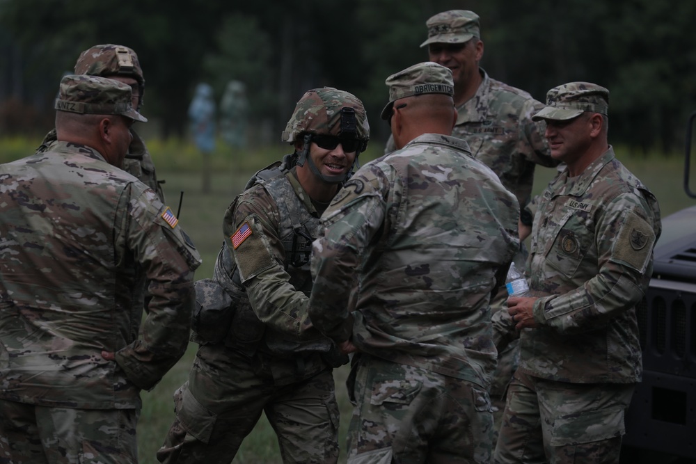 North Dakota Army National Guard Adjutant General visits ND Units at Camp Ripley
