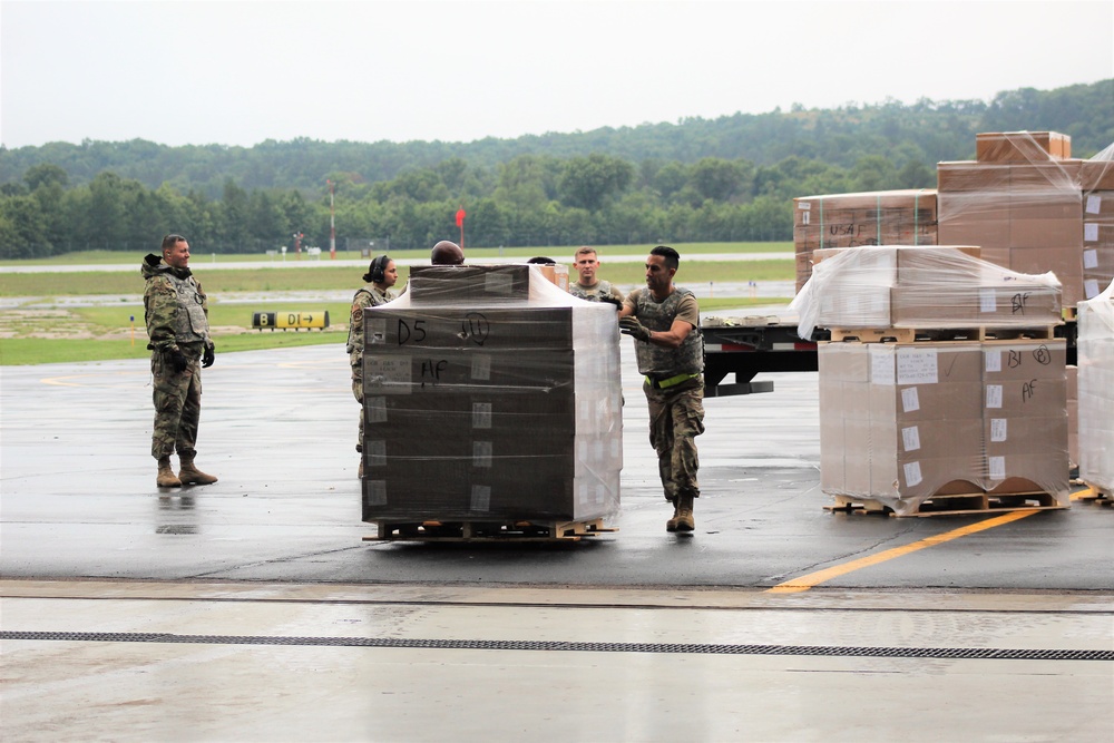 Airmen conduct operations for exercise Patriot Warrior 2021 at Fort McCoy