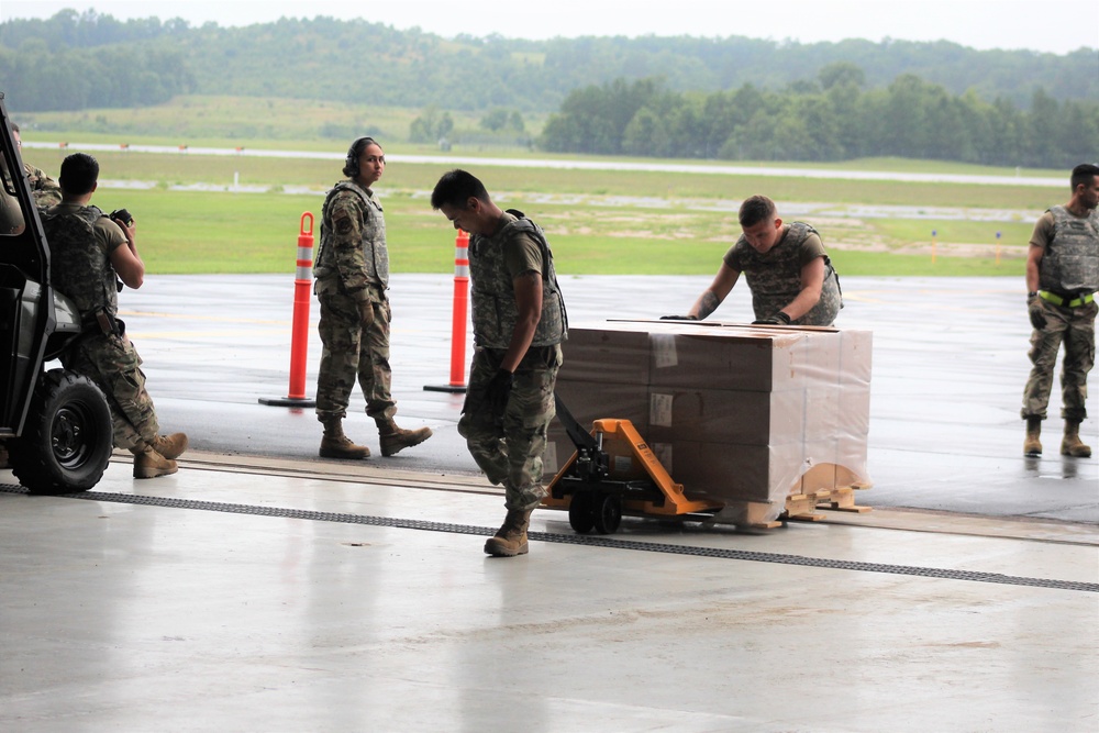 Airmen conduct operations for exercise Patriot Warrior 2021 at Fort McCoy