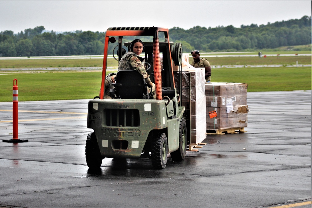 Airmen conduct operations for exercise Patriot Warrior 2021 at Fort McCoy