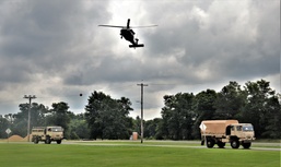 July 2021 training operations for Pershing Strike '21 exercise at Fort McCoy