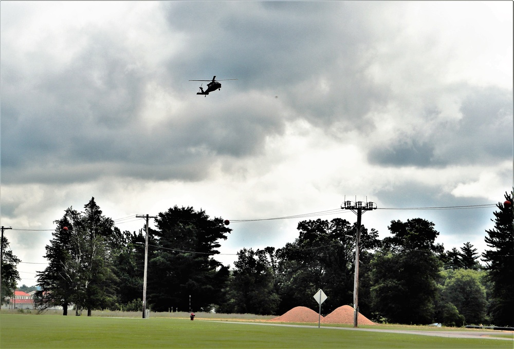 July 2021 training operations for Pershing Strike '21 exercise at Fort McCoy