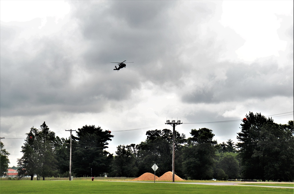 July 2021 training operations for Pershing Strike '21 exercise at Fort McCoy