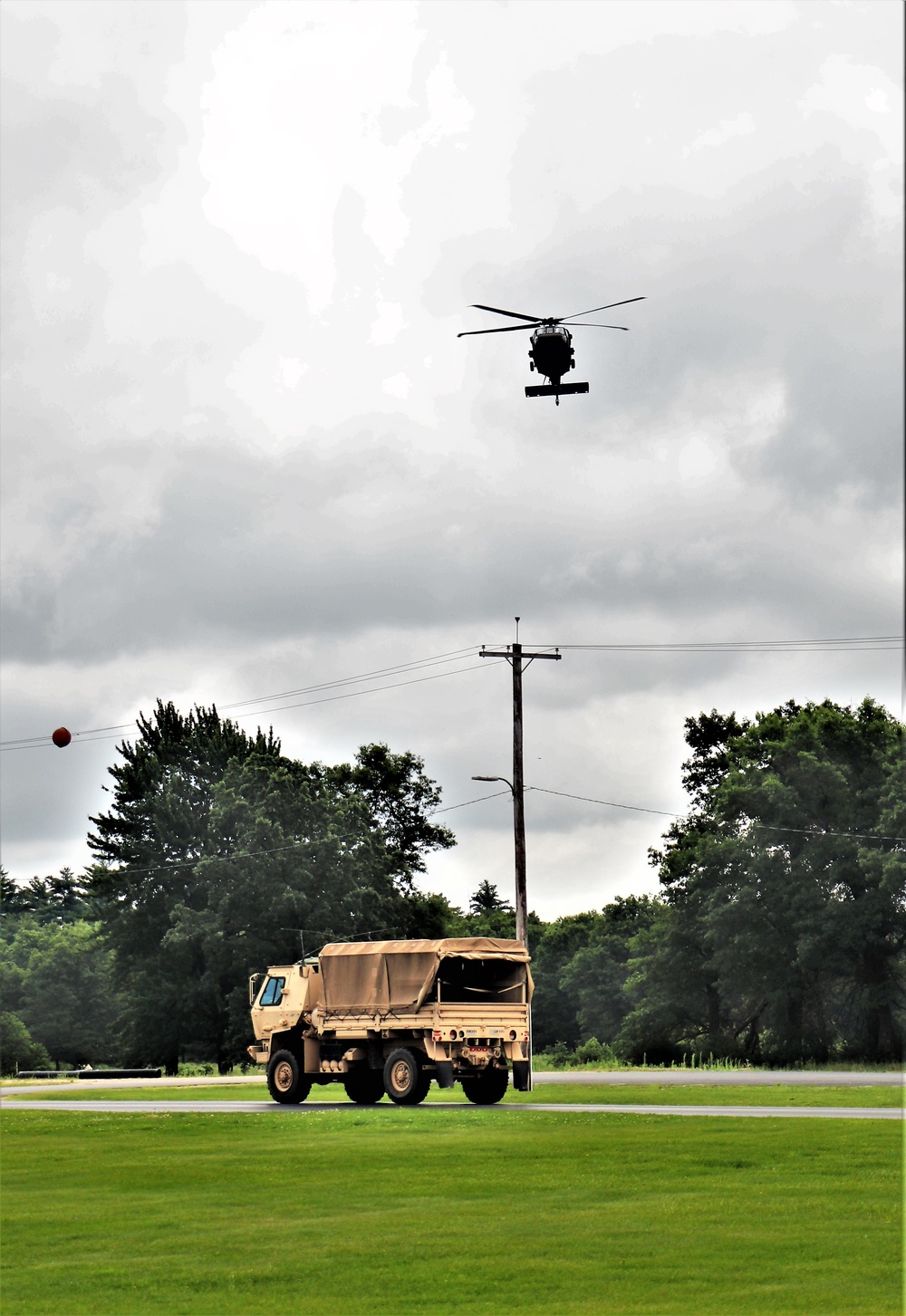 July 2021 training operations for Pershing Strike '21 exercise at Fort McCoy