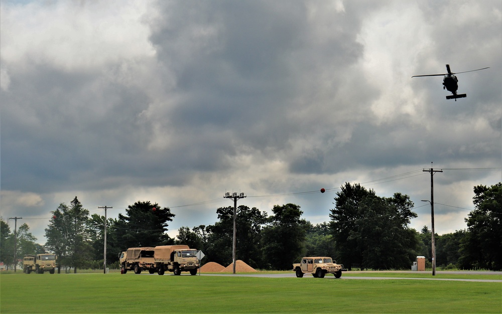 July 2021 training operations for Pershing Strike '21 exercise at Fort McCoy