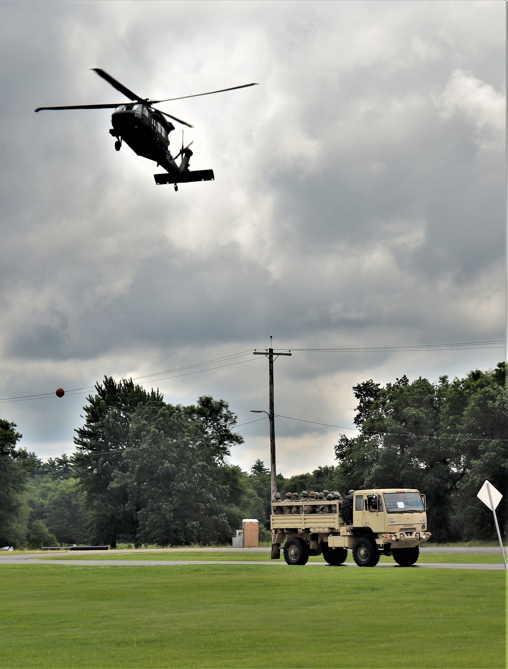 July 2021 training operations for Pershing Strike '21 exercise at Fort McCoy