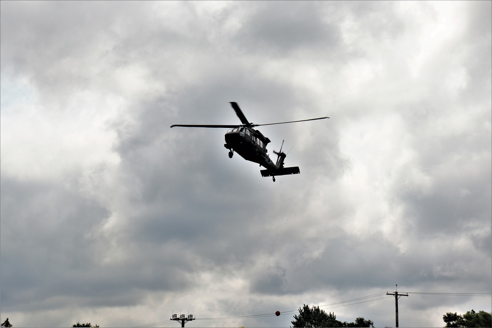 July 2021 training operations for Pershing Strike '21 exercise at Fort McCoy