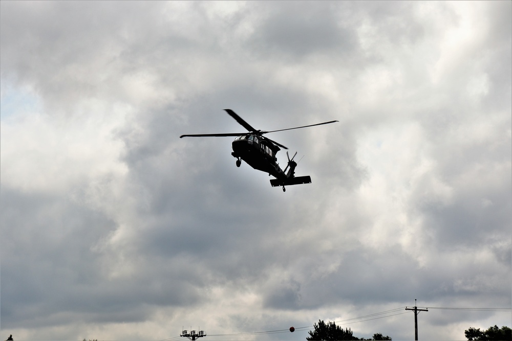 July 2021 training operations for Pershing Strike '21 exercise at Fort McCoy