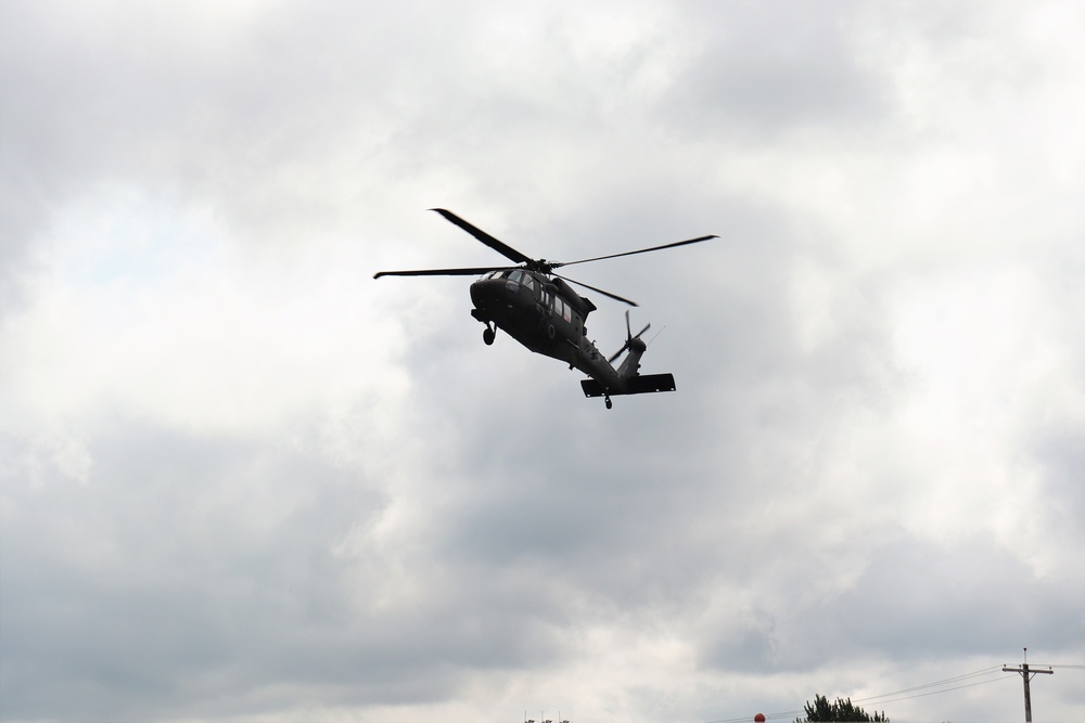 July 2021 training operations for Pershing Strike '21 exercise at Fort McCoy