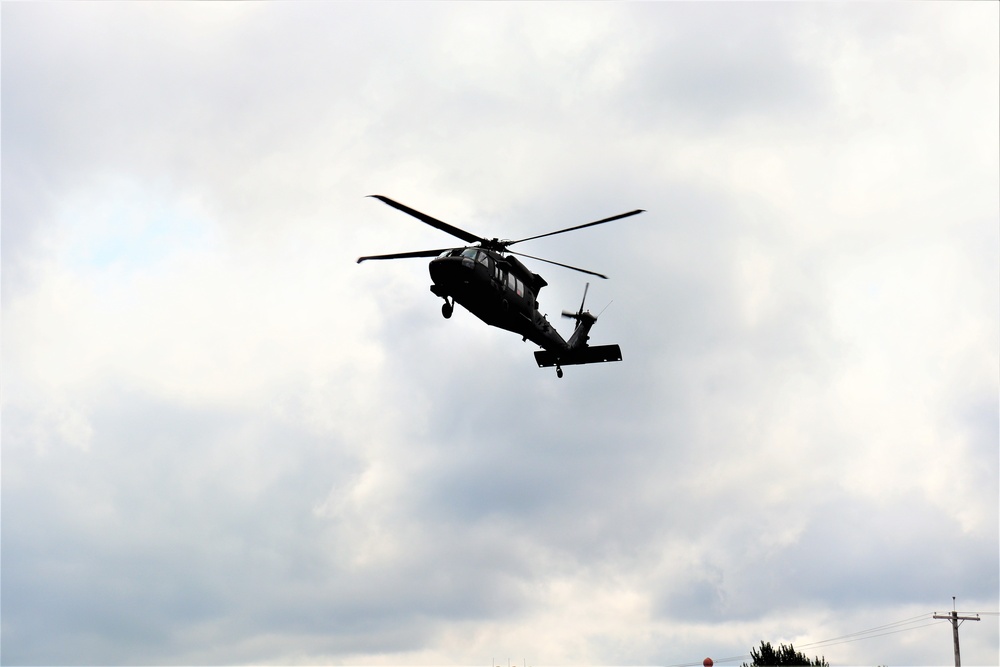 July 2021 training operations for Pershing Strike '21 exercise at Fort McCoy