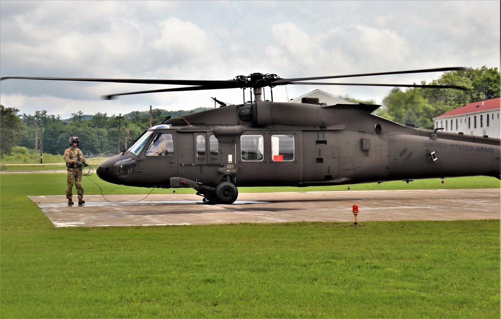 Wisconsin National Guard UH-60 Black Hawk training operations at Fort McCoy