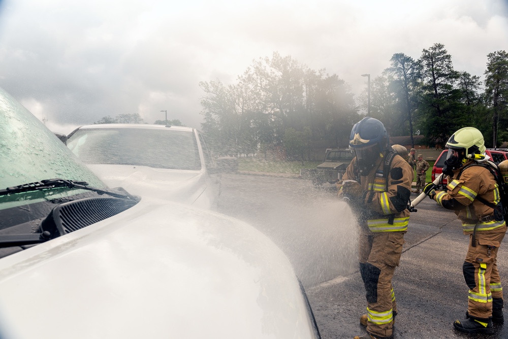 U.S., Latvian, Estonian firefighters conduct joint vehicle accident response exercise at Northern Strike 21