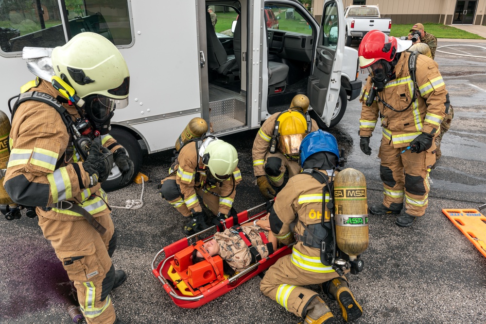 Dvids Images Us Latvian Estonian Firefighters Conduct Joint Vehicle Accident Response