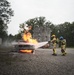 State partner firefighters receive training on car fires