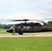 Wisconsin National Guard UH-60 Black Hawk training operations at Fort McCoy