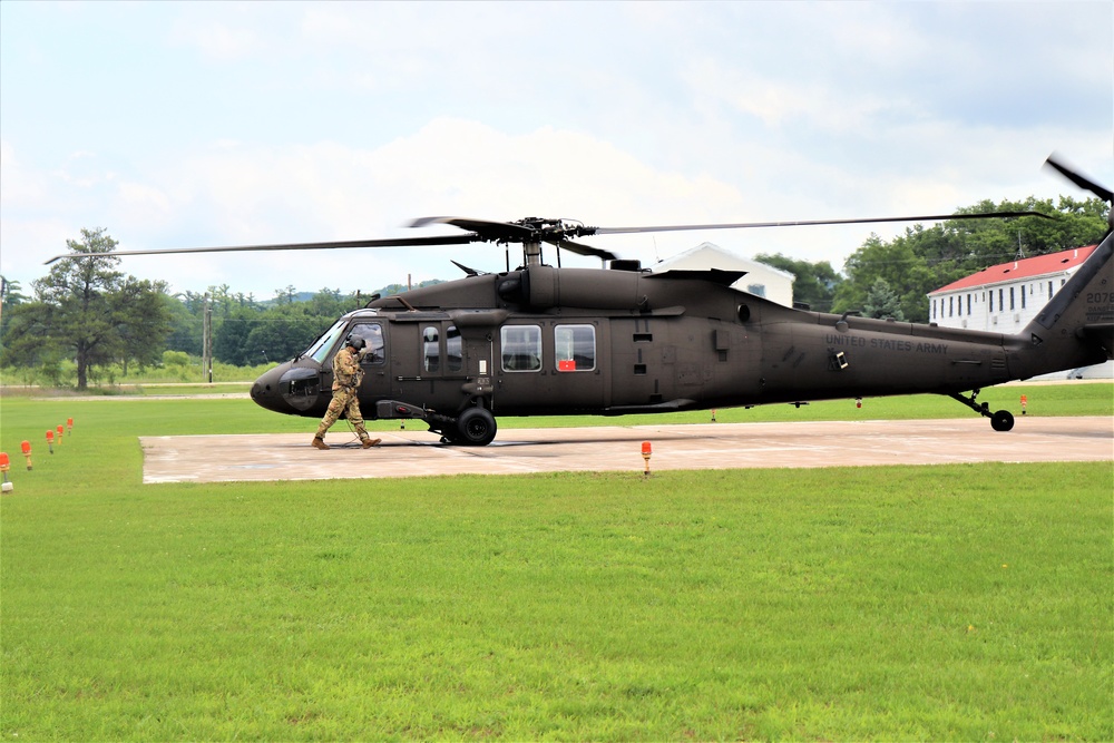 Wisconsin National Guard UH-60 Black Hawk training operations at Fort McCoy