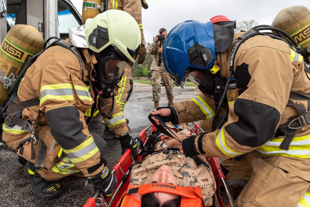 Dvids Images Us Latvian Estonian Firefighters Conduct Joint Vehicle Accident Response