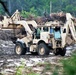 950th Engineer Company Soldiers work on troop project at Fort McCoy