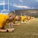 210809-N-YF306-0023 NEWPORT, R.I (Aug. 9, 2021) Officer Candidates Perform Forearm Planks During Physical Readiness Test