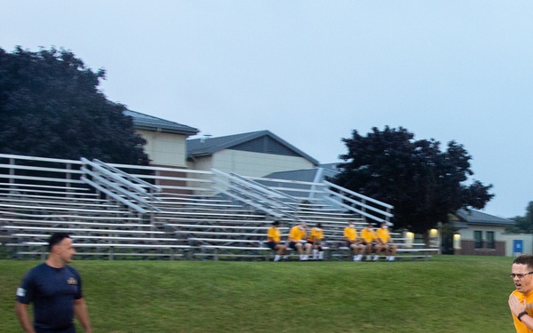 210809-N-YF306-00106 Officer Candidates Run During Physical Readiness Test