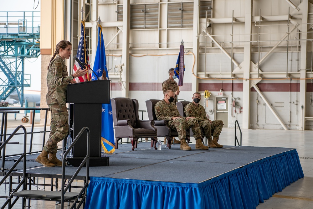 349th Aircraft Maintenance Squadron Change of Command Ceremony