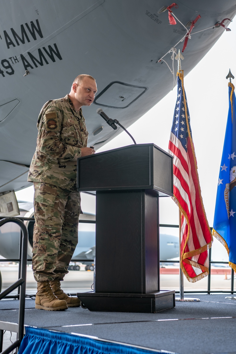 349th Aircraft Maintenance Squadron Change of Command Ceremony