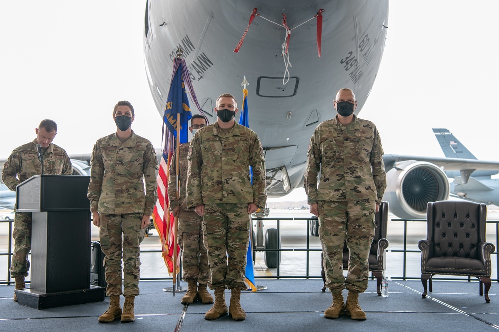 349th Aircraft Maintenance Squadron Change of Command Ceremony