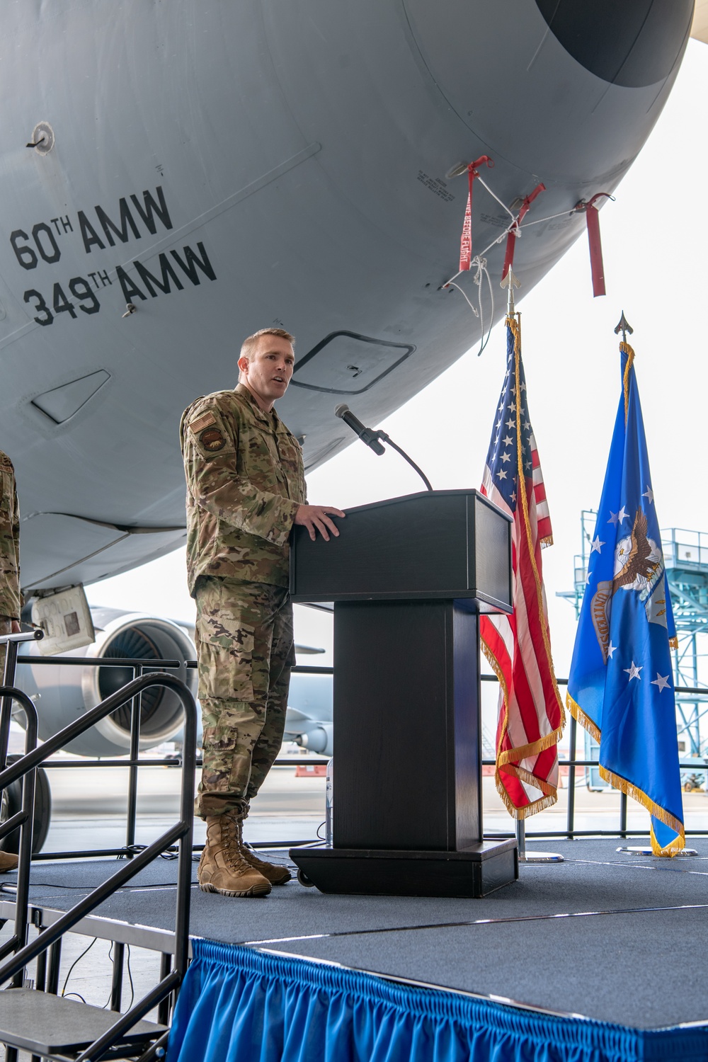 349th Aircraft Maintenance Squadron Change of Command Ceremony