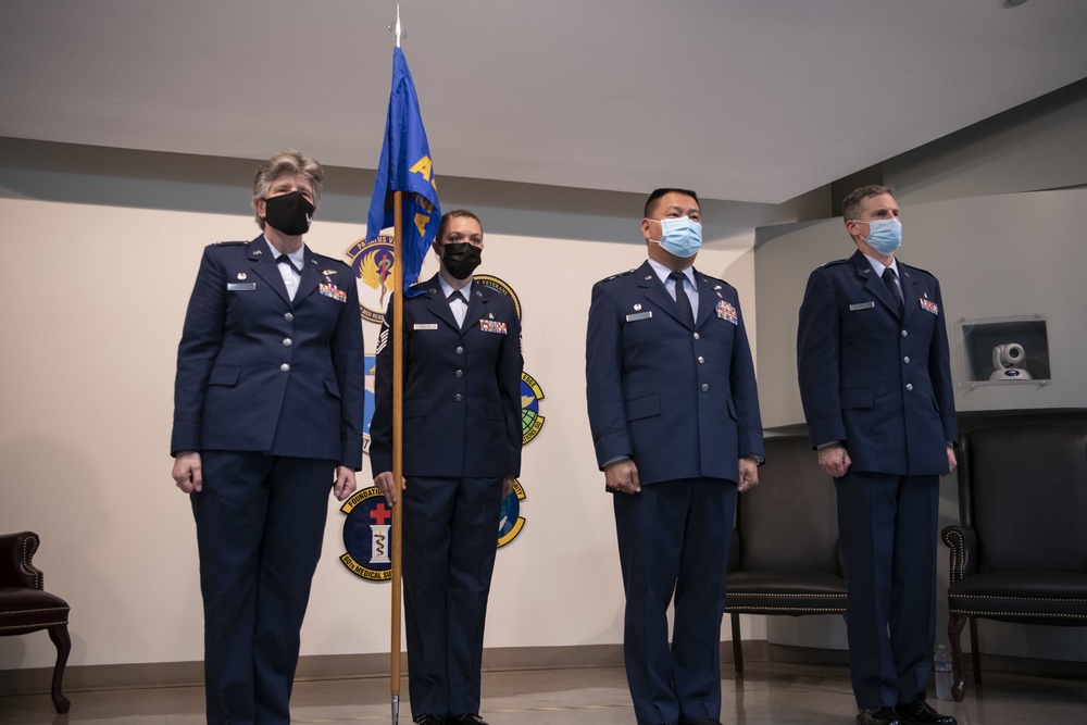 349th Aeromedical Staging Squadron Change of Command