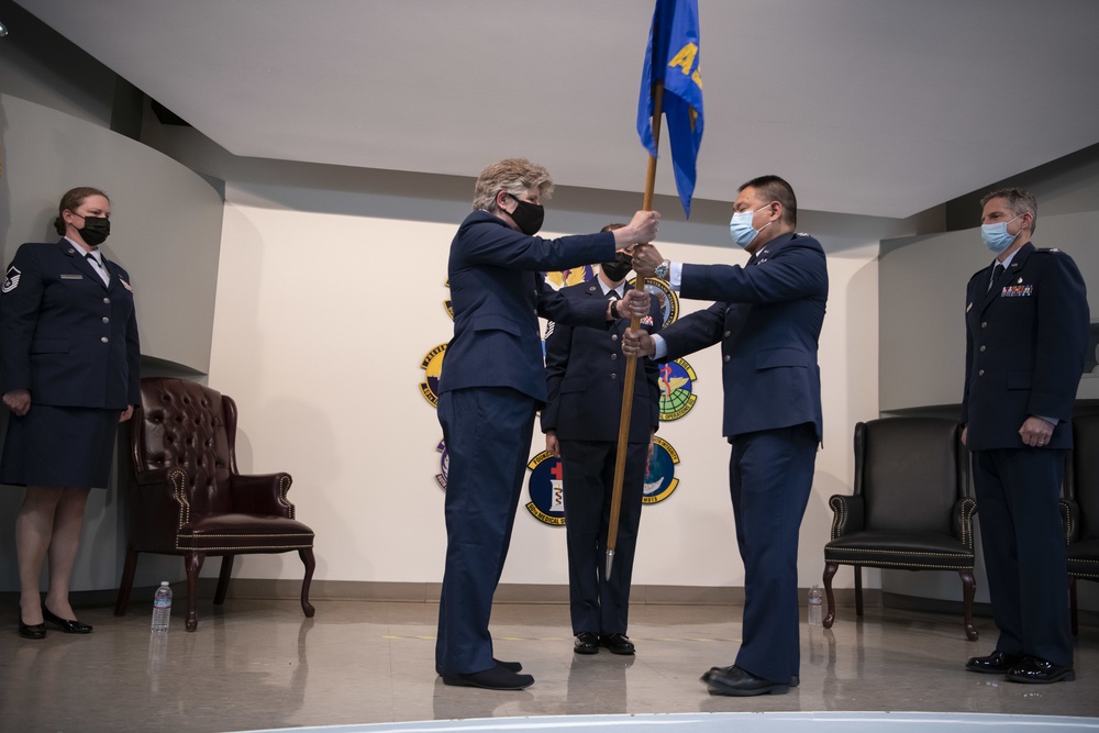 349th Aeromedical Staging Squadron Change of Command