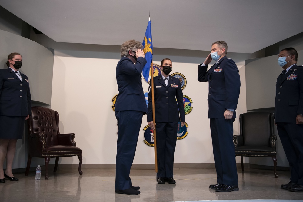 349th Aeromedical Staging Squadron Change of Command