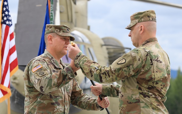 207th Aviation Regiment changes leading noncommissioned officer